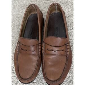 Mephisto Spinnaker Penny Loafer Men's Size 10 Brown/Tan Leather Shoes
